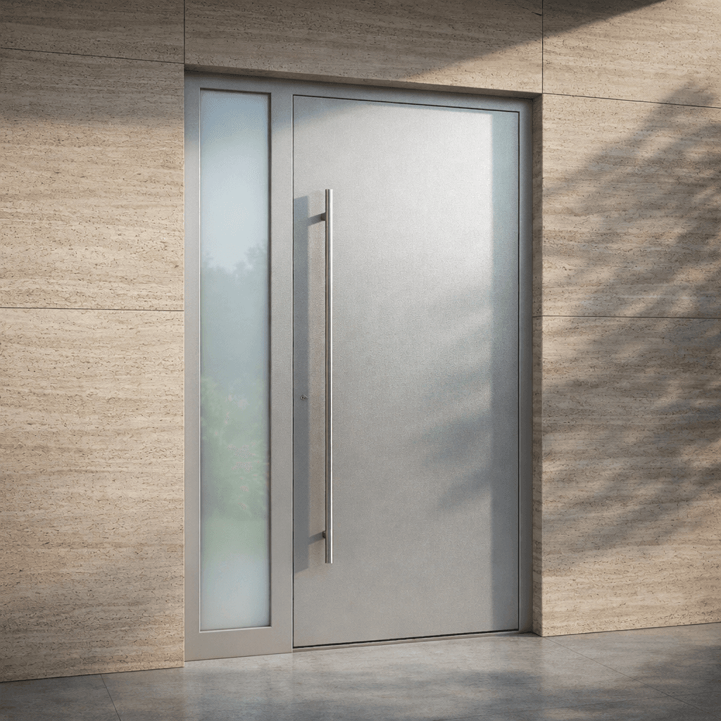 Metron — minimalist door with horizontal structure