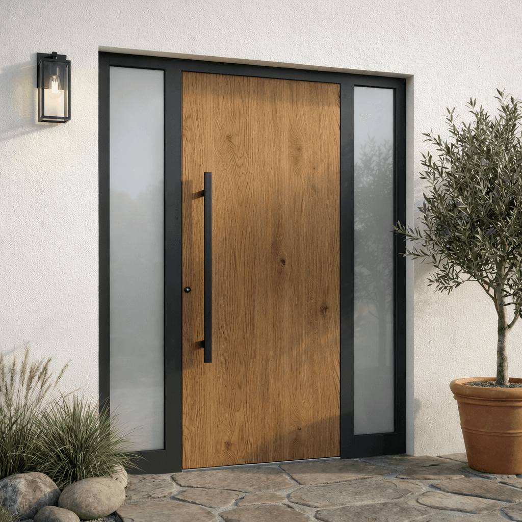 Metron — metal frame with glazed centre